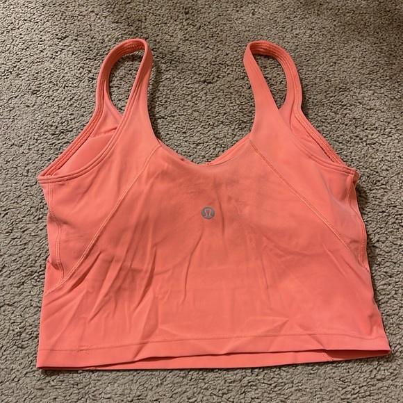 Lululemon align tank raspberry cream Sz 6 - Picture 3 of 4